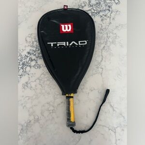 Wilson Triad 160 Racquetball Racquet Racket With Cover and balls EUC